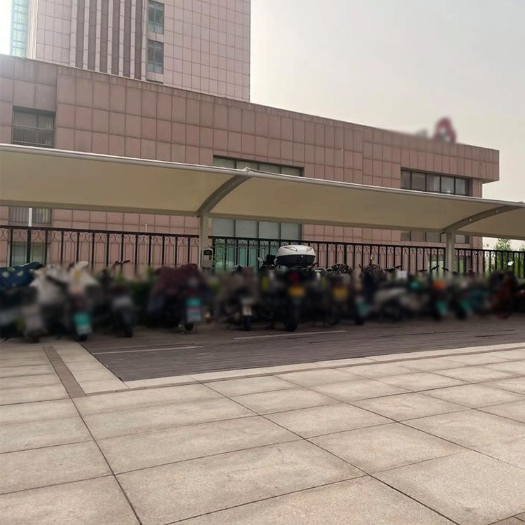 嘉黎县膜结构电动车棚